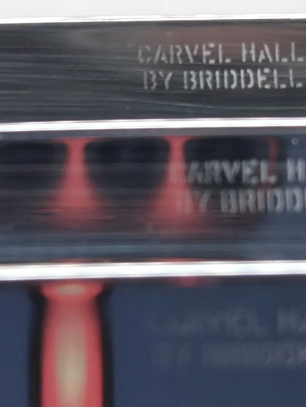 Vtg Bridell Carvel Hall Steak Knives Original Plastic Presentation Case Set of 4